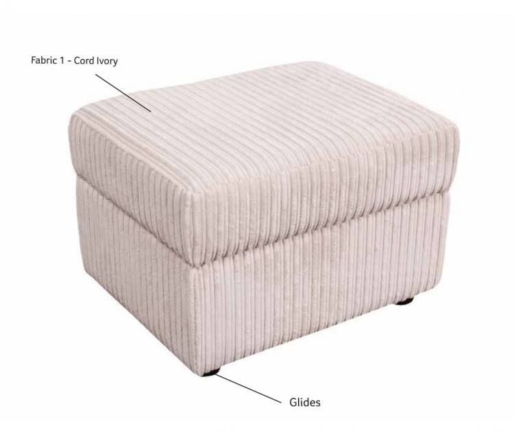 Stylefurniture Storage Footstool - Fss