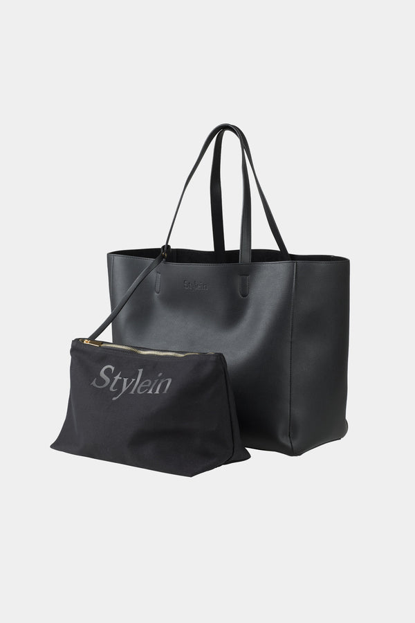 Stylein EVERYDAY SHOPPER - YACHT BAG BLACK STRUCTURED