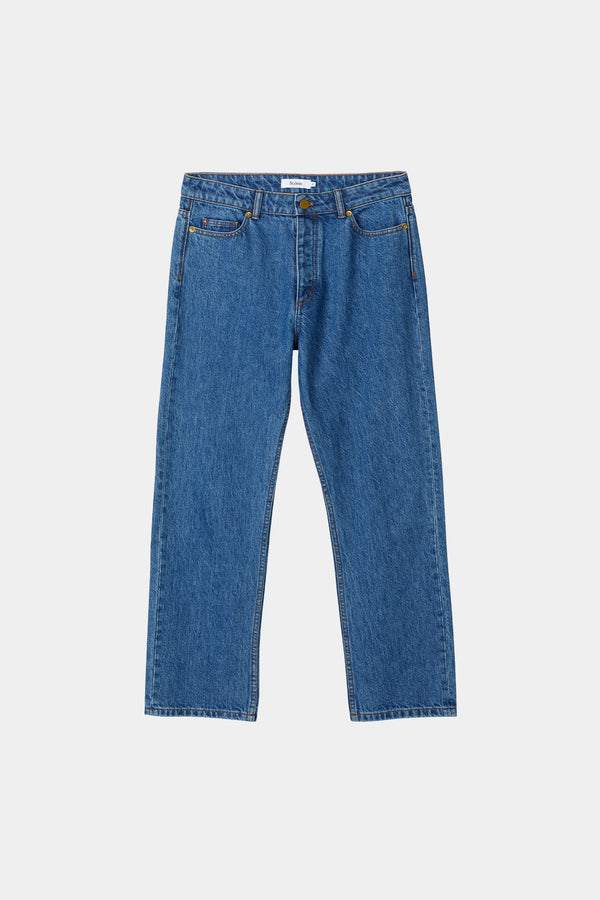 Stylein ORIGINAL CROPPED STRAIGHT FIT DENIM - KEN DENIM MID BLUE