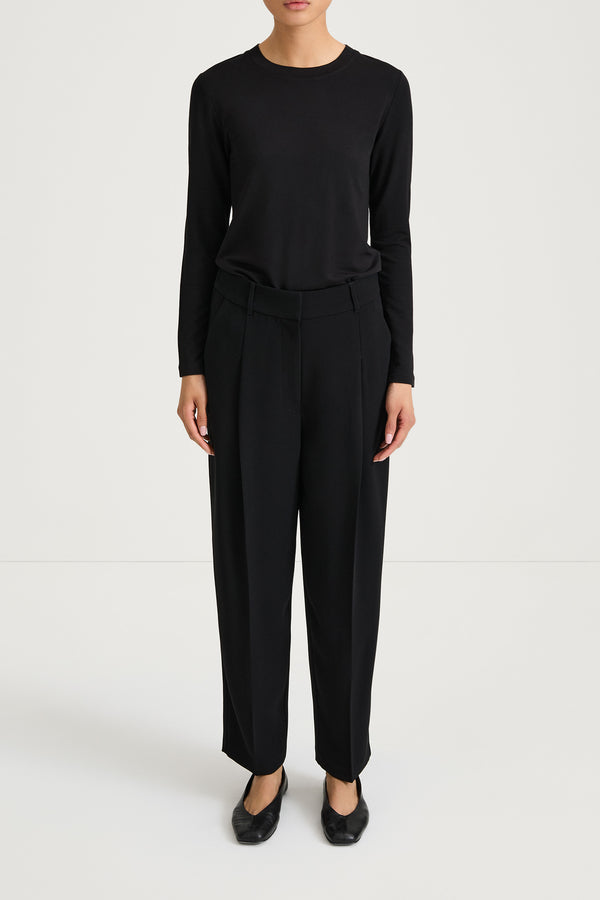 stylein ANKLE LENGTH SUIT TROUSERS - BERGA BLACK