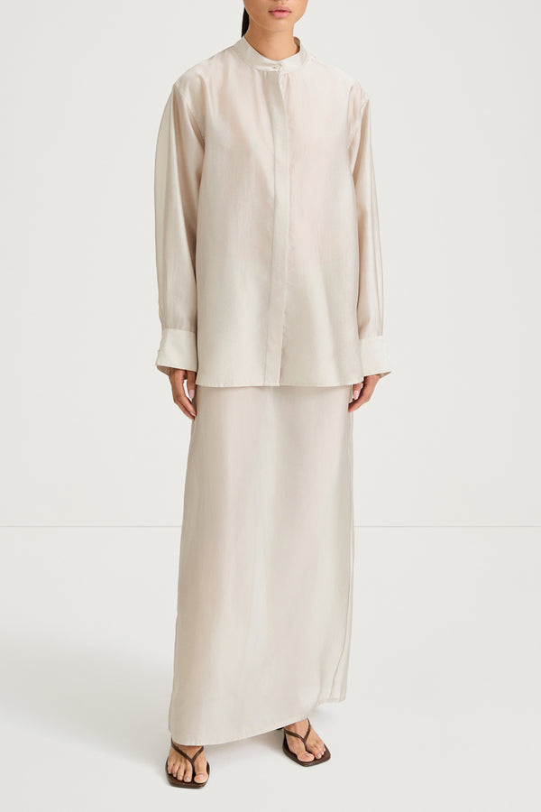 stylein BASHA SKIRT - OYSTER