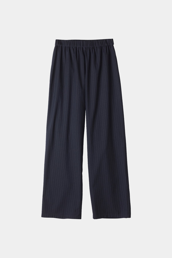 Stylein BELICIA TROUSERS - NAVY PINSTRIPE