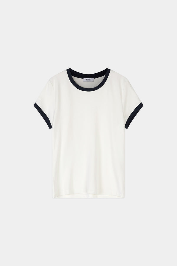 Stylein CLEO TOP - WHITE/NAVY