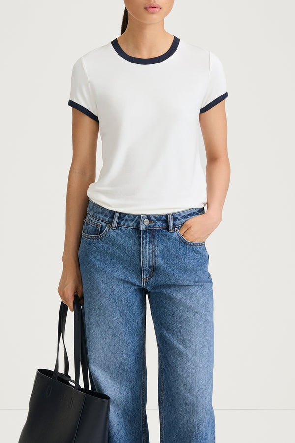 Stylein CLEO TOP - WHITE/NAVY
