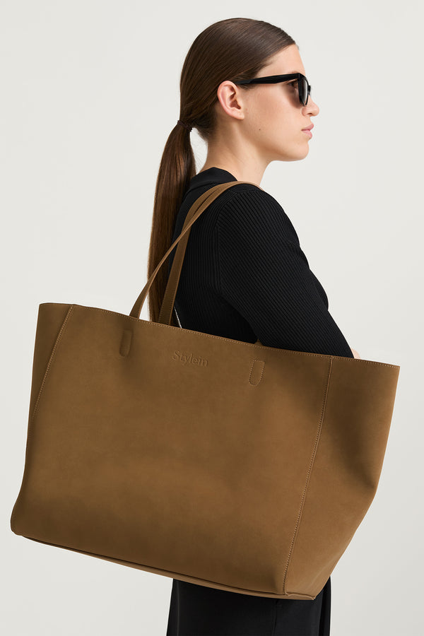 Stylein EVERYDAY SHOPPER - YACHT BAG MATTE CAMEL