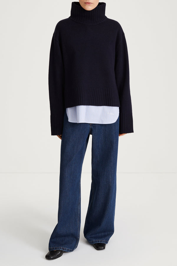 stylein HILARY SWEATER - NAVY