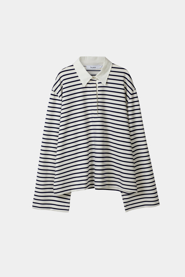 Stylein JANELLE TOP - BLUE STRIPE