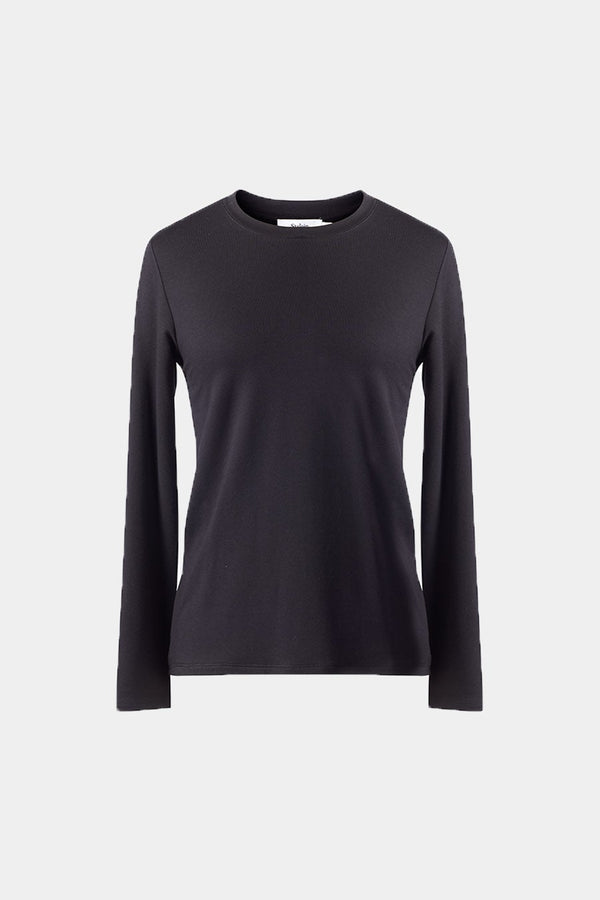 Stylein JERSEY LONG SLEEVE TOP - CANVEY BLACK