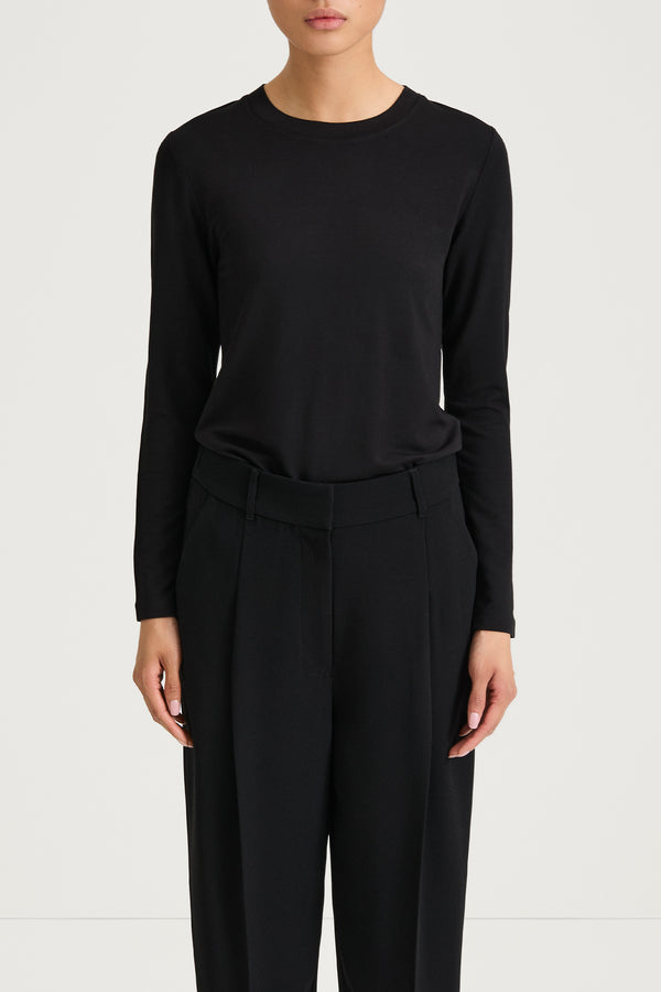 Stylein JERSEY LONG SLEEVE TOP - CANVEY BLACK