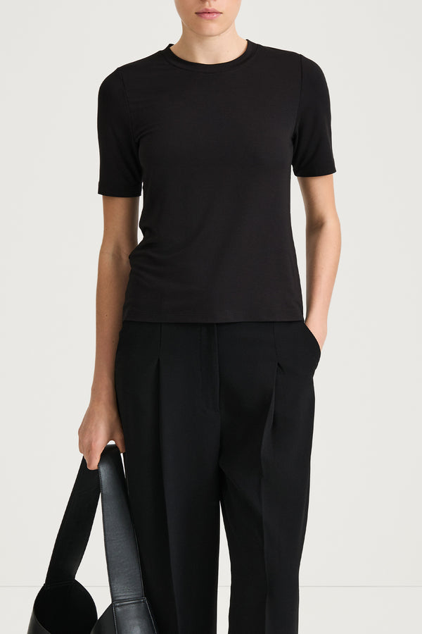 Stylein JERSEY TOP - CHAMBERS BLACK