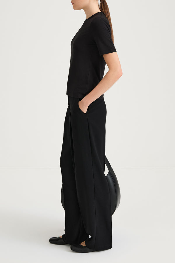 Stylein JERSEY TOP - CHAMBERS BLACK