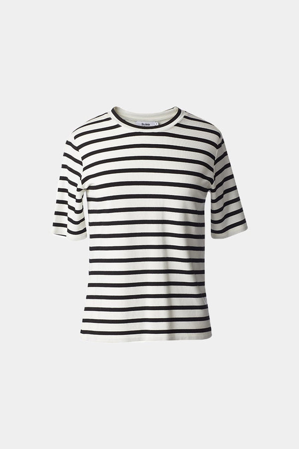 Stylein JERSEY TOP - CHAMBERS WHITE STRIPED