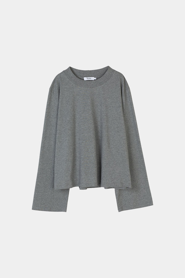 Stylein JOYCE LONG SLEEVE TOP - GREY MELANGE