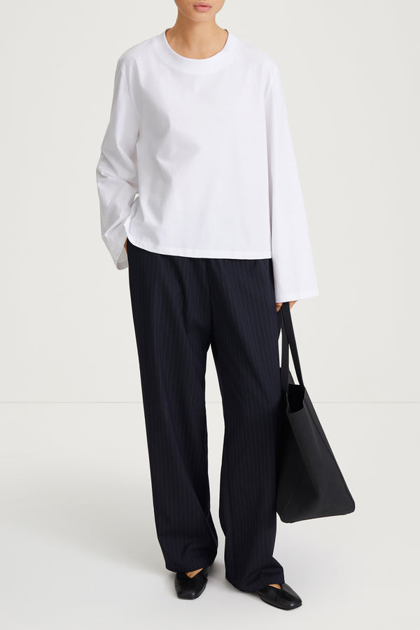 stylein JOYCE LONG SLEEVE TOP - WHITE