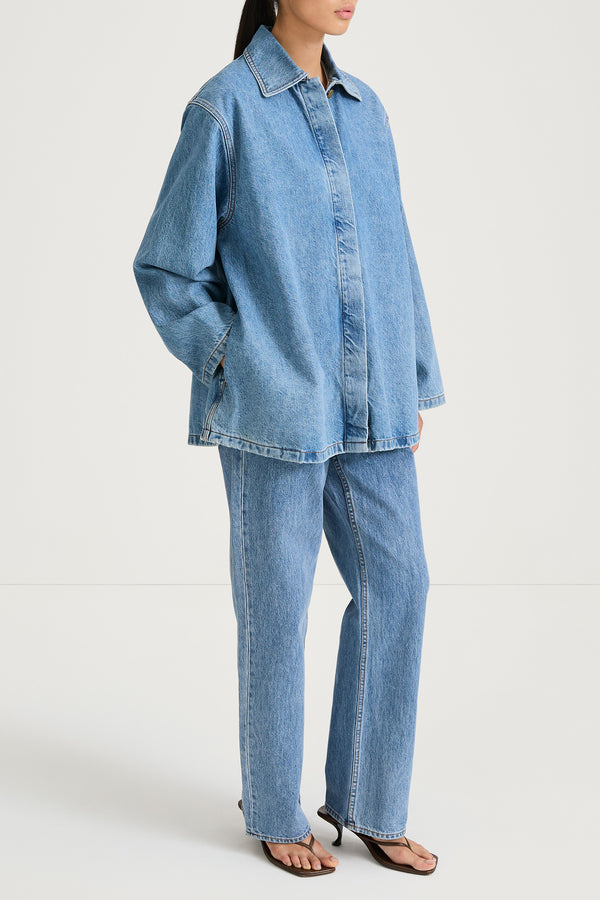 Stylein KAREN DENIM JACKET - VINTAGE BLUE