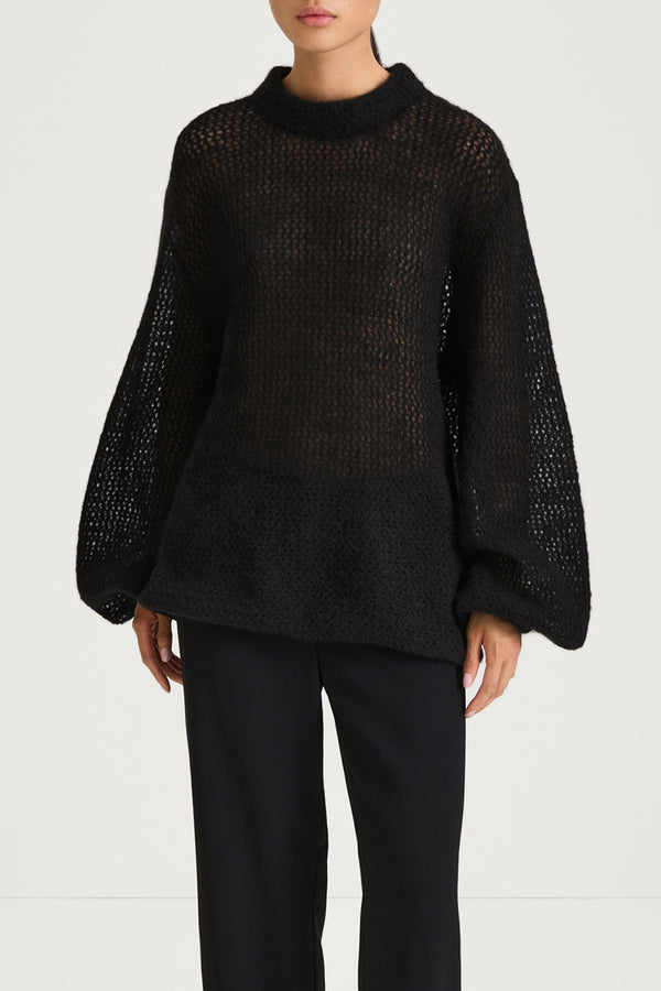Stylein NELLA SWEATER - BLACK