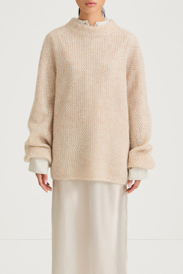 Stylein NELLA SWEATER - OYSTER