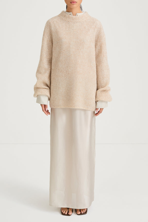 stylein NELLA SWEATER - OYSTER