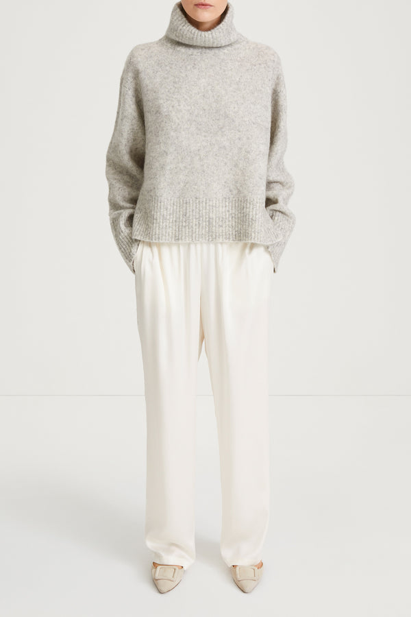 stylein NIKE SWEATER - LIGHT GREY