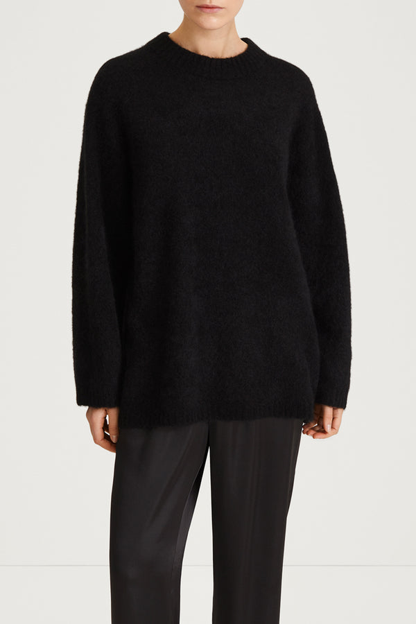 Stylein NOEMI PLAIN SWEATER - BLACK