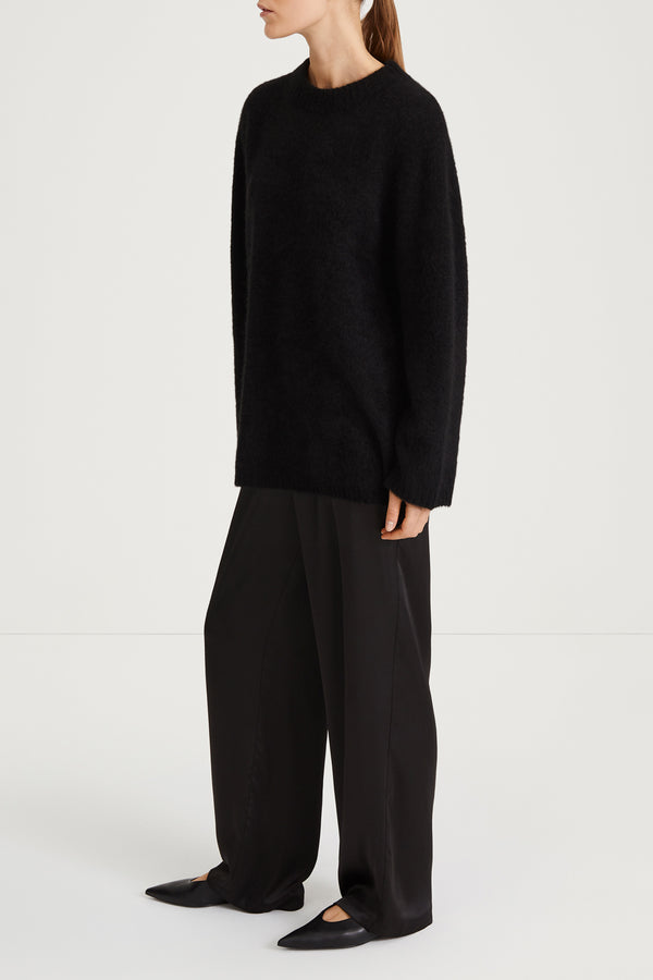 Stylein NOEMI PLAIN SWEATER - BLACK