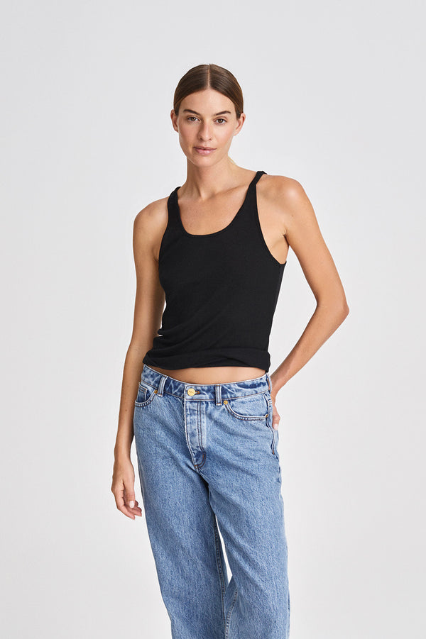 stylein NORWOOD TOP - BLACK