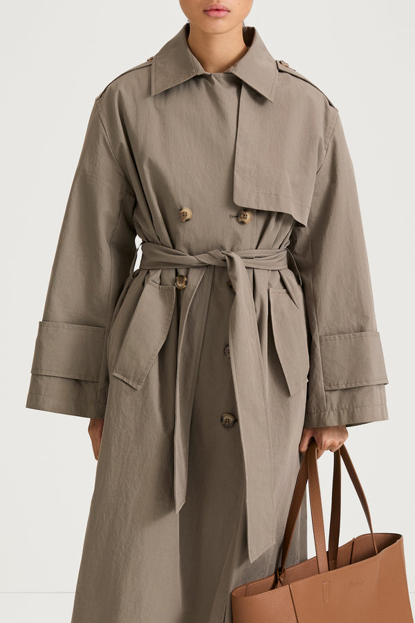 Stylein SIENA TRENCH COAT - MUD
