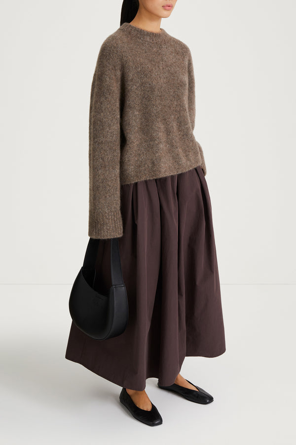 Stylein SORINA TRENCH SKIRT - COFFEE