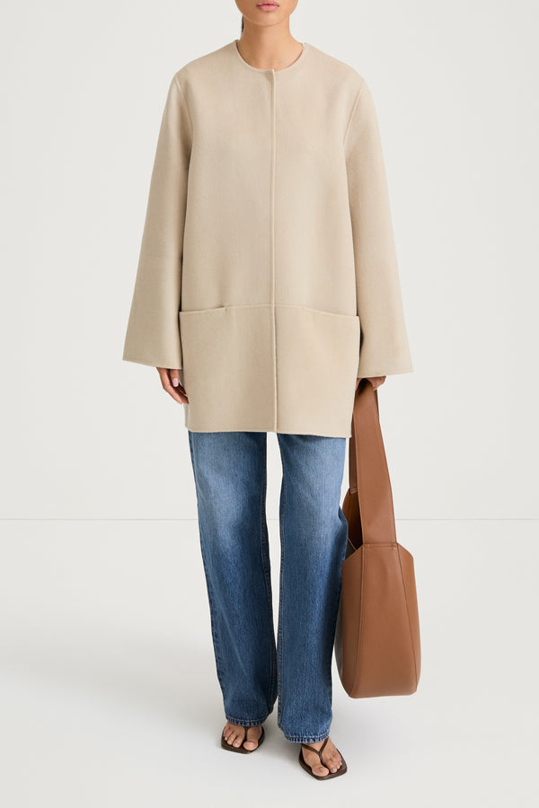 stylein TARA COAT - OYSTER