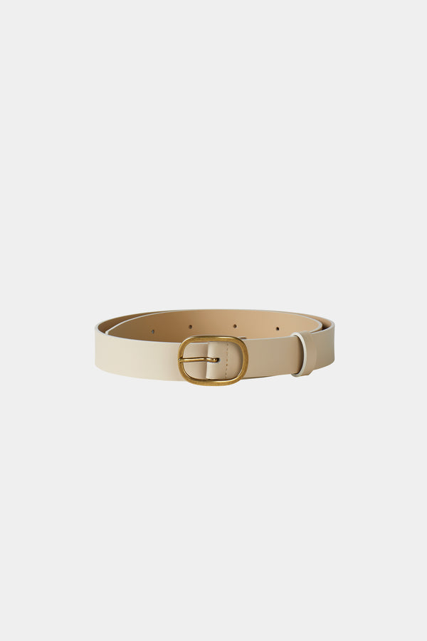 stylein VENOSA LEATHER BELT - BEIGE