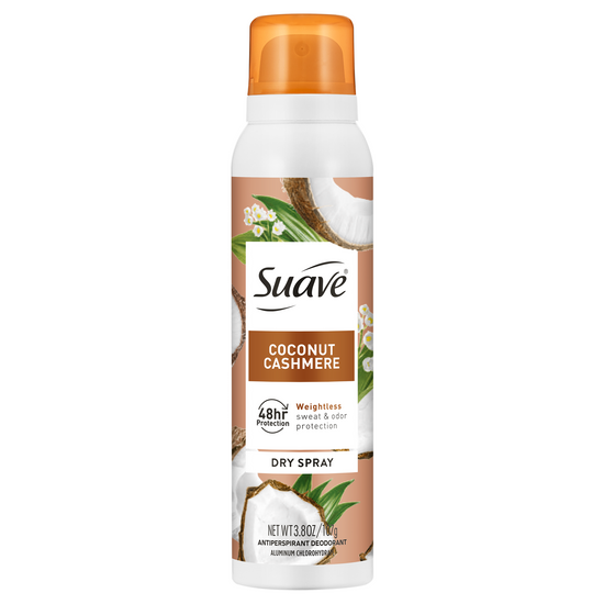 suave Coconut Cashmere Dry Spray Antiperspirant Deodorant