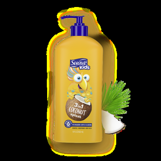 suave Coconut Splash 3-in-1 Shampoo Conditioner Body Wash