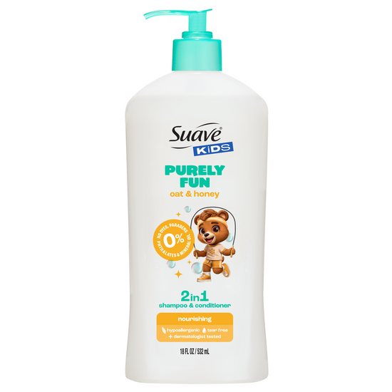 suave Kids Purely Fun Oat & Honey 2-in-1 Shampoo & Conditioner