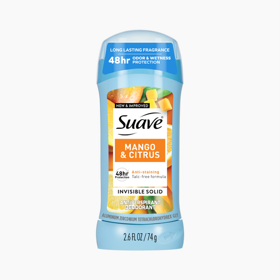 suave Mango and Citrus Invisible Solid Antiperspirant Deodorant Stick