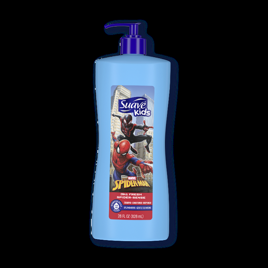 suave Marvel's Spider-Man 3-in-1 Shampoo Conditioner Body Wash