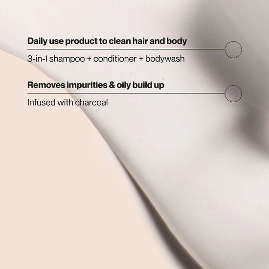 Suave Men's Charcoal 3-in-1 Shampoo Conditioner & Body Wash