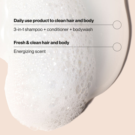 Suave Men's Citrus Rush 3-in-1 Shampoo Conditioner & Body Wash