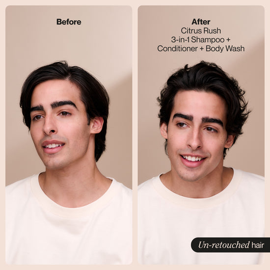 Suave Men's Citrus Rush 3-in-1 Shampoo Conditioner & Body Wash