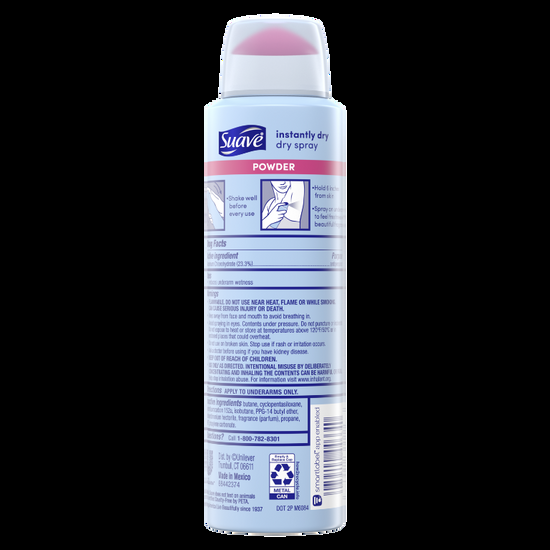 Suave Powder Fresh Dry Spray Antiperspirant Deodorant