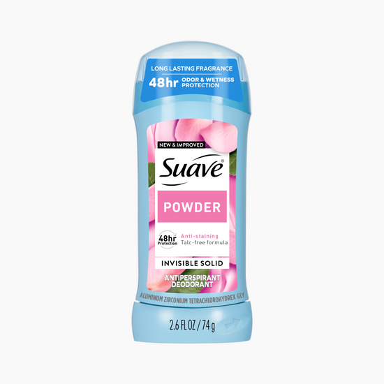 suave Powder Invisible Solid Antiperspirant Deodorant Stick