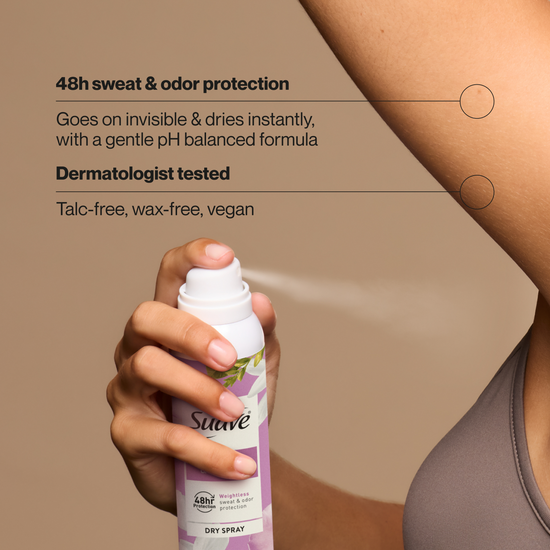 Suave Powder & Petals Dry Spray Antiperspirant Deodorant