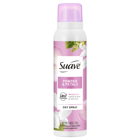 suave Powder & Petals Dry Spray Antiperspirant Deodorant
