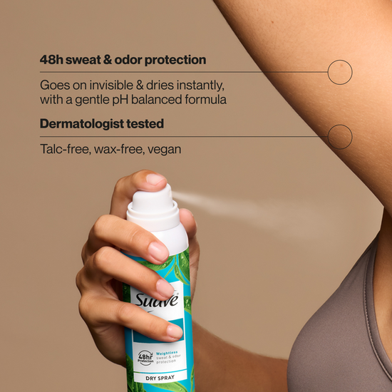 Suave Purely Clean Dry Spray Antiperspirant Deodorant