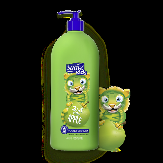 Suave Silly Apple 3-in-1 Shampoo Conditioner Body Wash