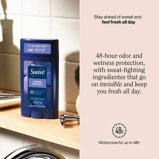 Suave Stress Protect Men's Antiperspirant Deodorant