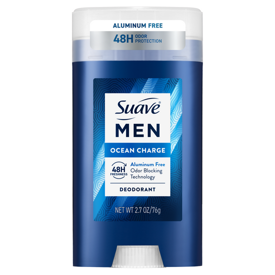 suave Aluminum Free Ocean Charge Men's Deodorant