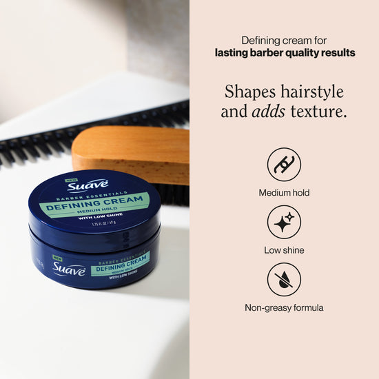 Suave Barber Essentials Defining Cream For Men