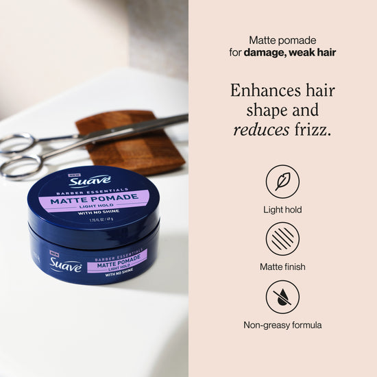 Suave Barber Essentials Styling Pomade For Men