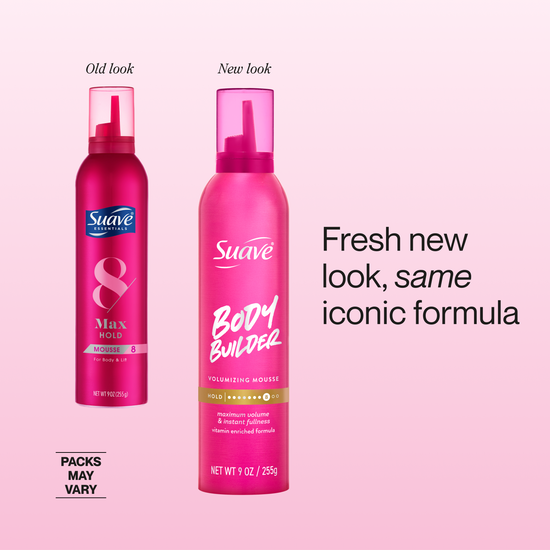 Suave Body Builder Volumizing Hair Mousse