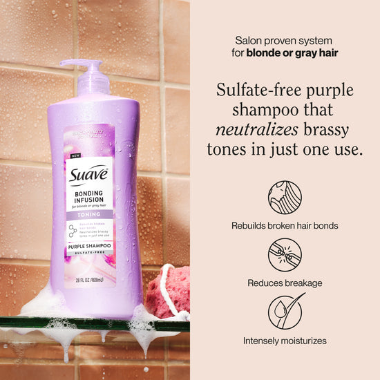 Suave Bonding Infusion Purple Shampoo
